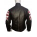 UK Flag Cafe Racer Vintage Style Brown Leather Jacket UK Flag Cafe Racer Vintage Style Brown Leather Jacket